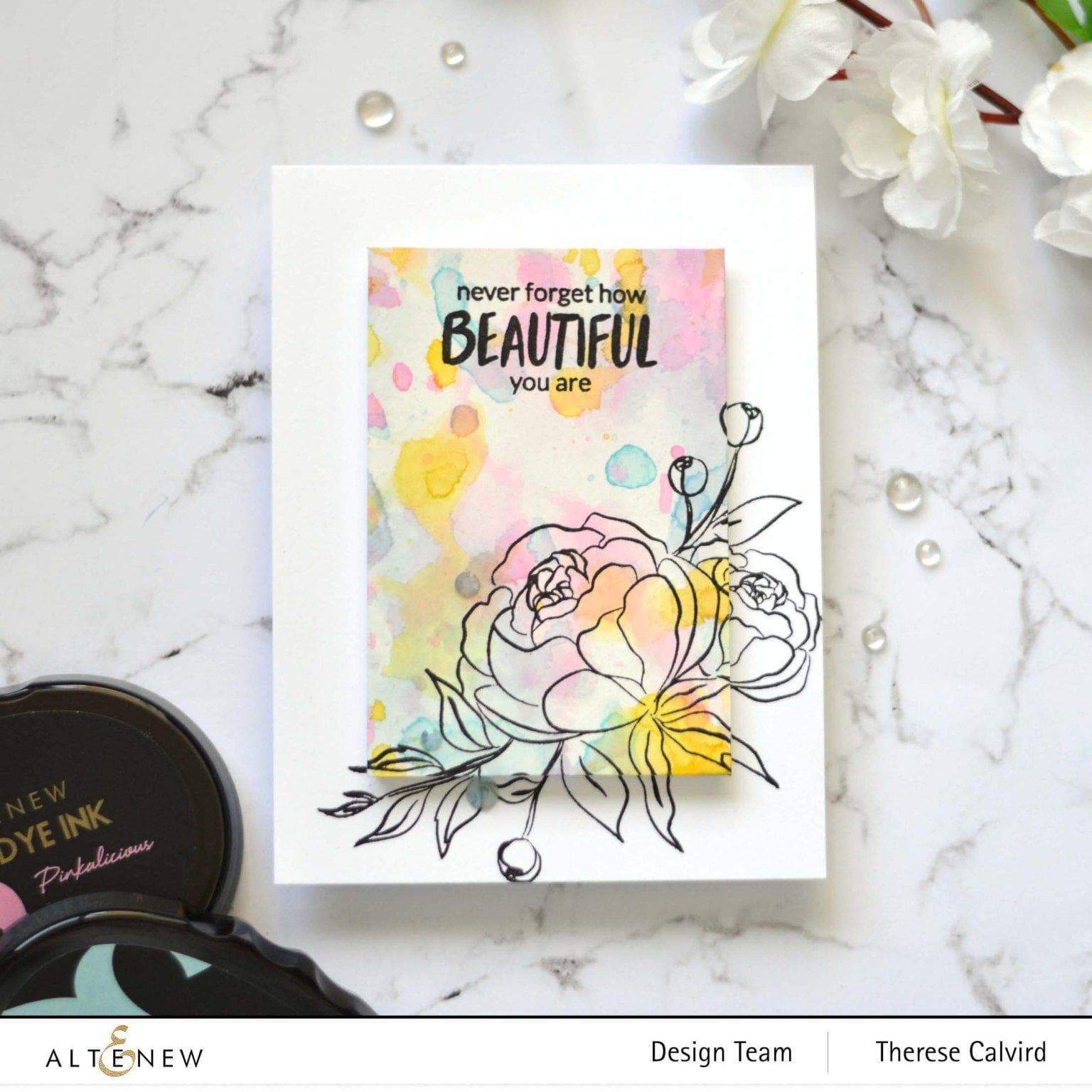 altenew-inks-pinkalicious-stempelkissen-rosa-dye-ink-oval image 4