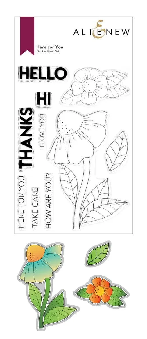 altenew-here-for-you-stempelset-bundle-blume-4x6 image 1