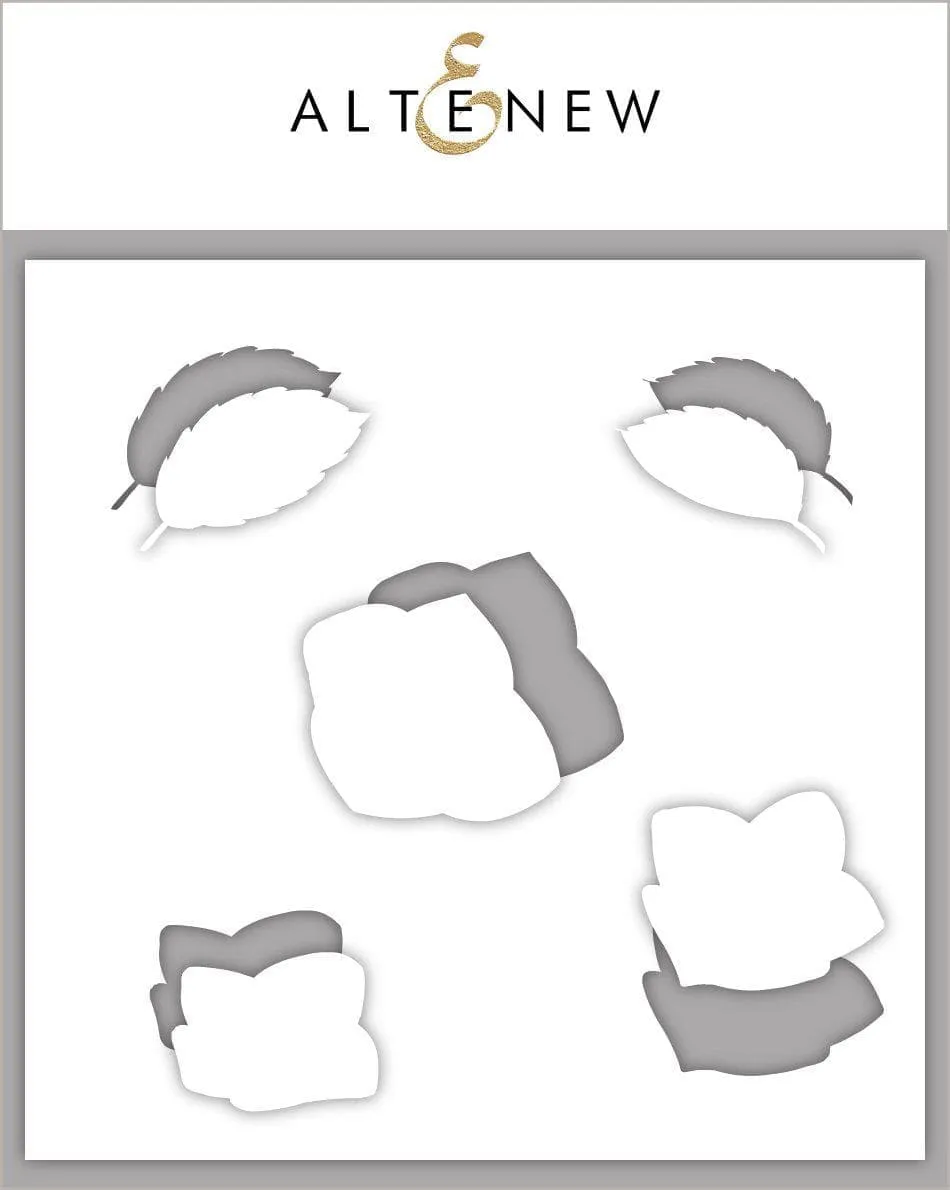 altenew-basic-blooms-mask-stencil-schablone-6x6-blumen image 1