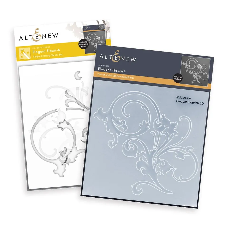 altenew-elegant-flourish-complete-bundle-pr-gefolder-stencil image 1