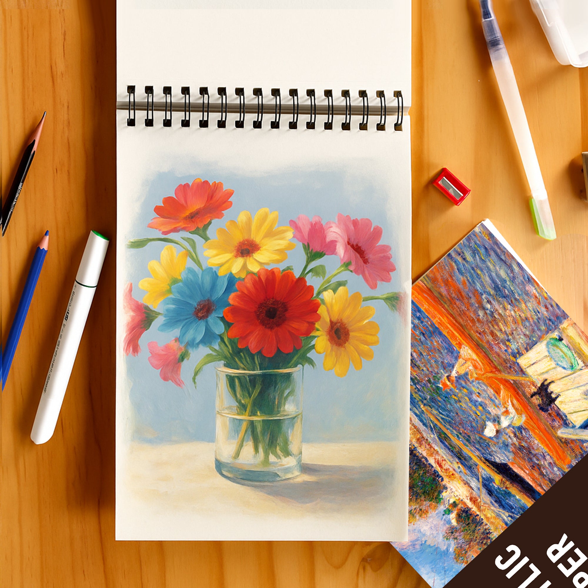 stationery-island-acryl-papier-a4-300g-20-blatt-malpapier image 2