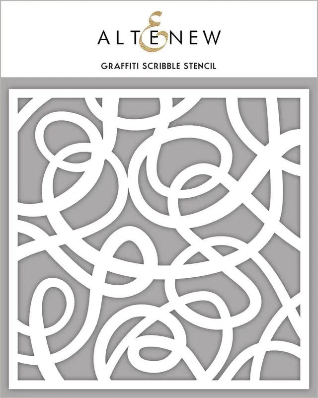 altenew-graffiti-scribble-schablone-15x15-cm-hintergrund image 1