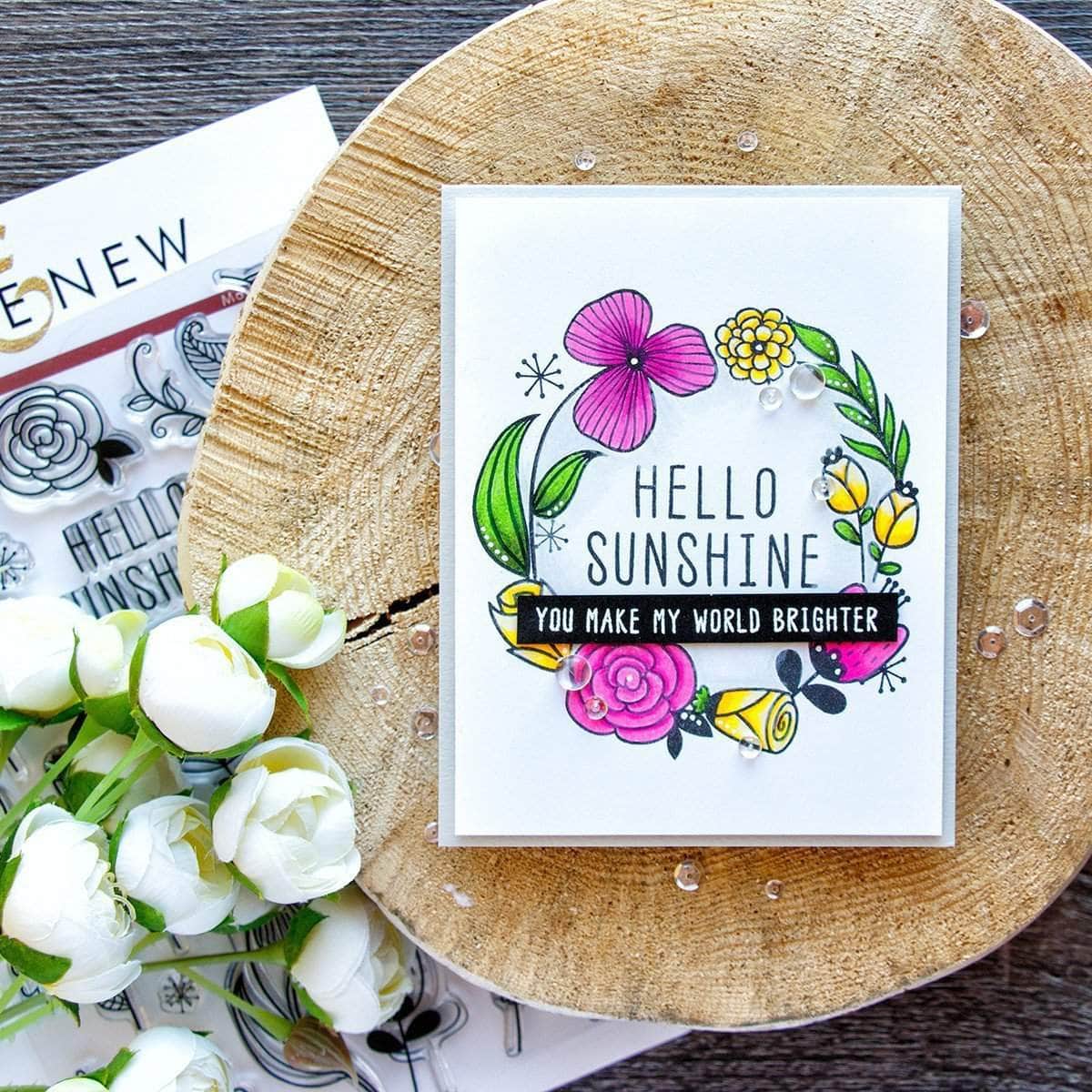 altenew-hello-sunshine-stempelset-blumen-outline-6x8-30-stempel image 4