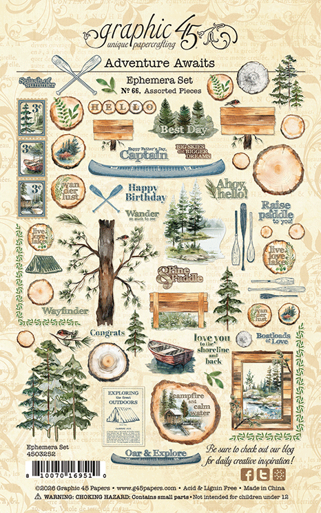graphic-45-adventure-awaits-ephemera-set-66-teile image 2