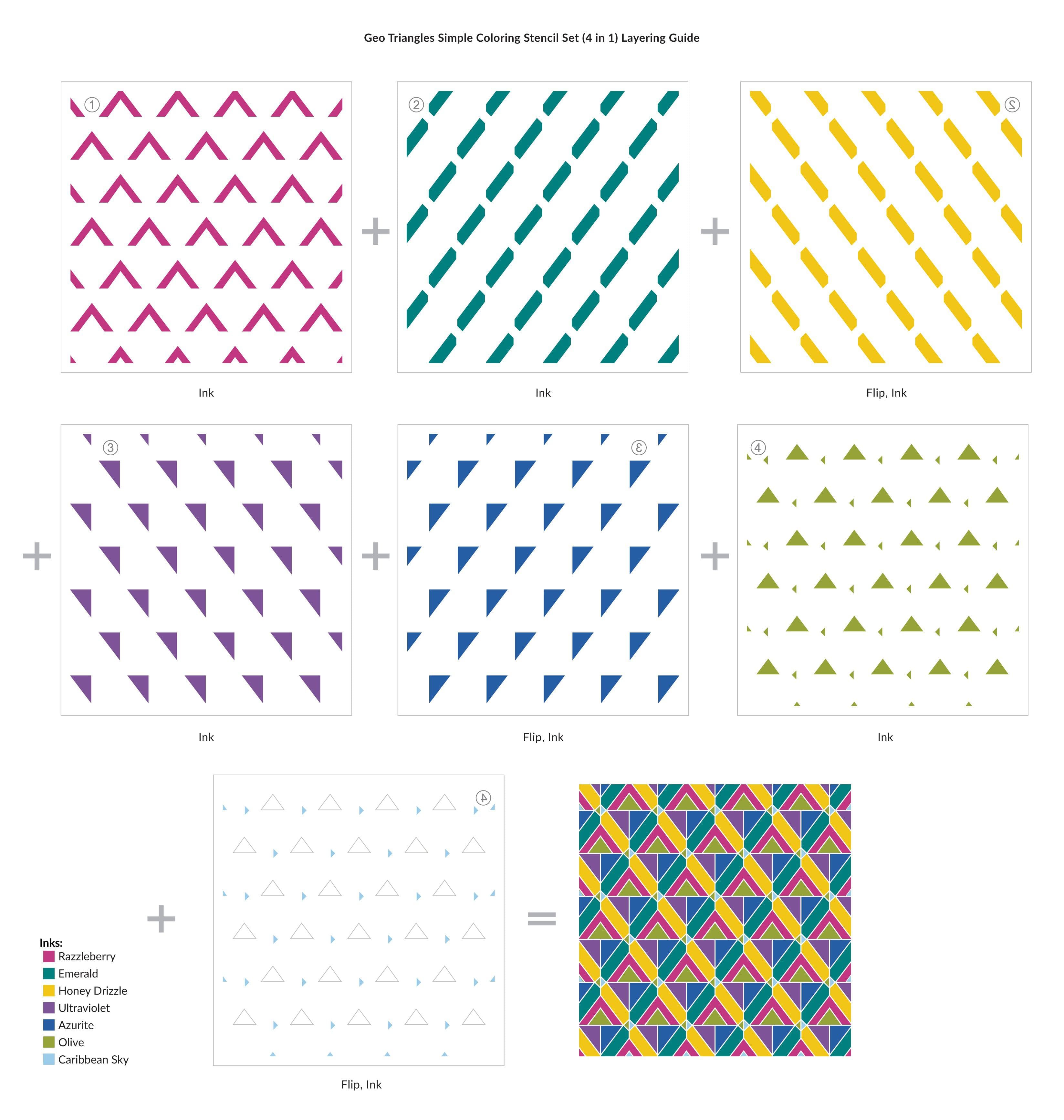 altenew-geo-triangles-pr-gefolder-geometrisch-dreiecke image 3