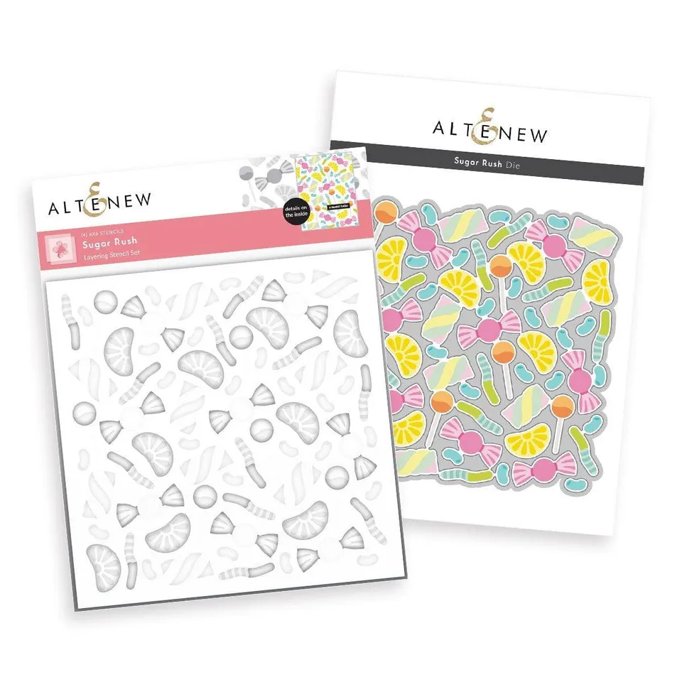 altenew-sugar-rush-schablonen-stanze-set-s-igkeiten image 1