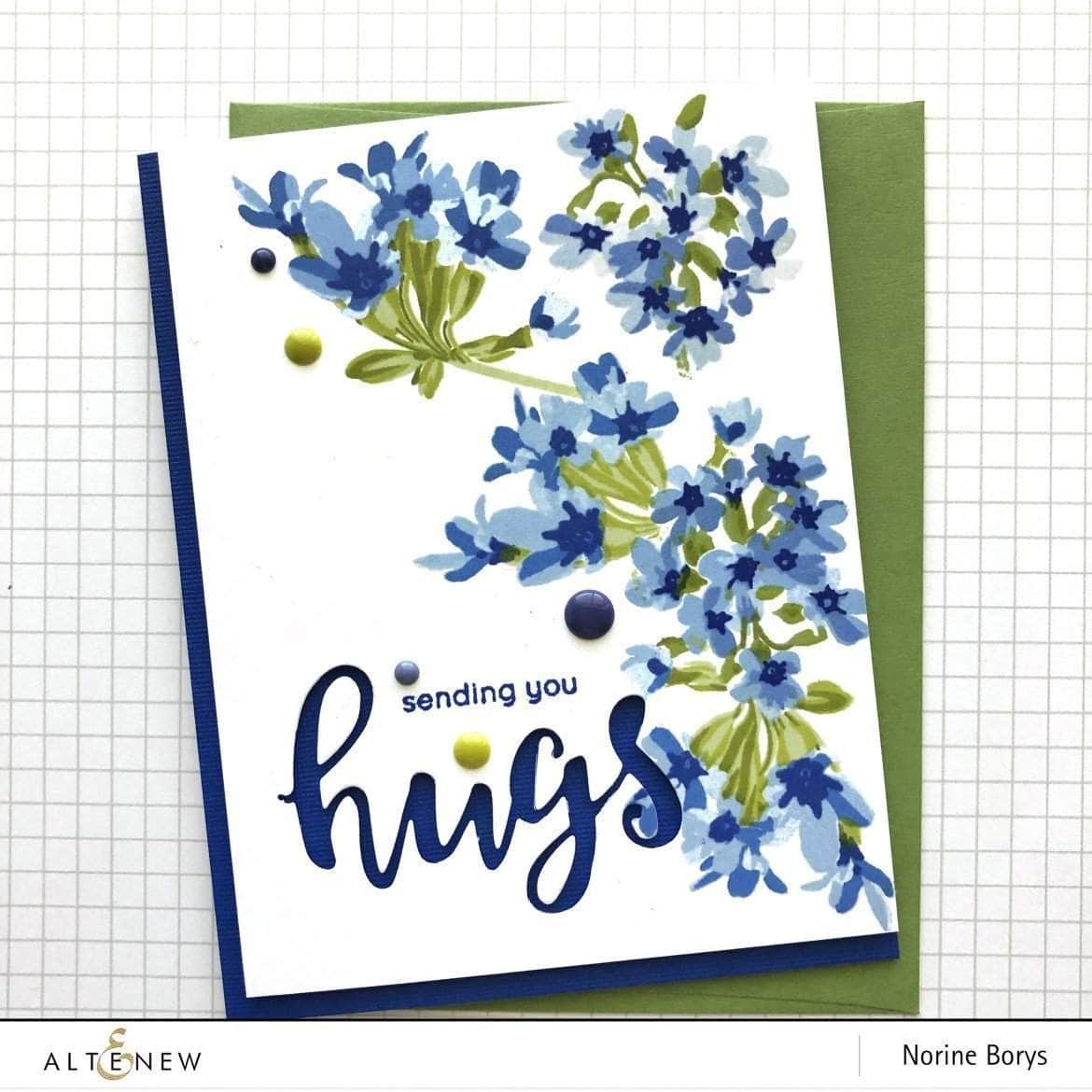 altenew-delicate-clusters-stempel-stanzen-bundle-blumen image 2
