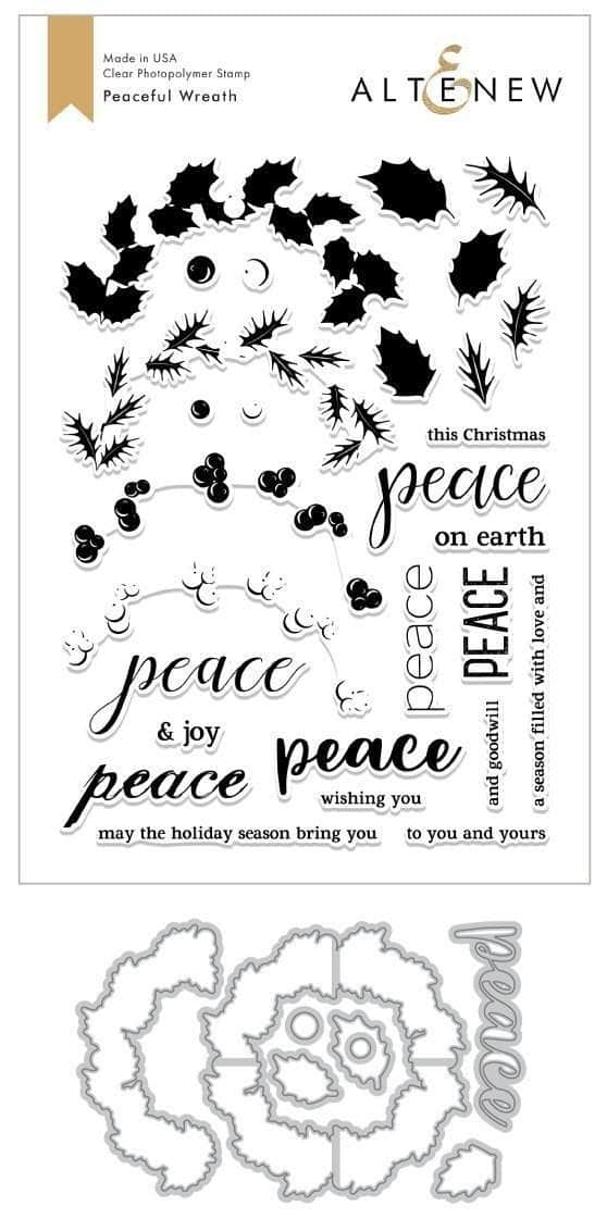 altenew-peaceful-wreath-stempelset-stanzen-kranz image 1