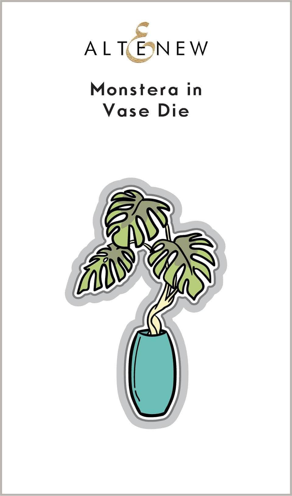 altenew-monstera-in-vase-stanzschablonen-mini-pflanze image 1