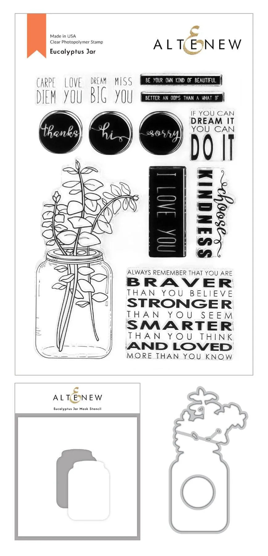 altenew-eucalyptus-jar-schablone-eukalyptus-stencil image 1