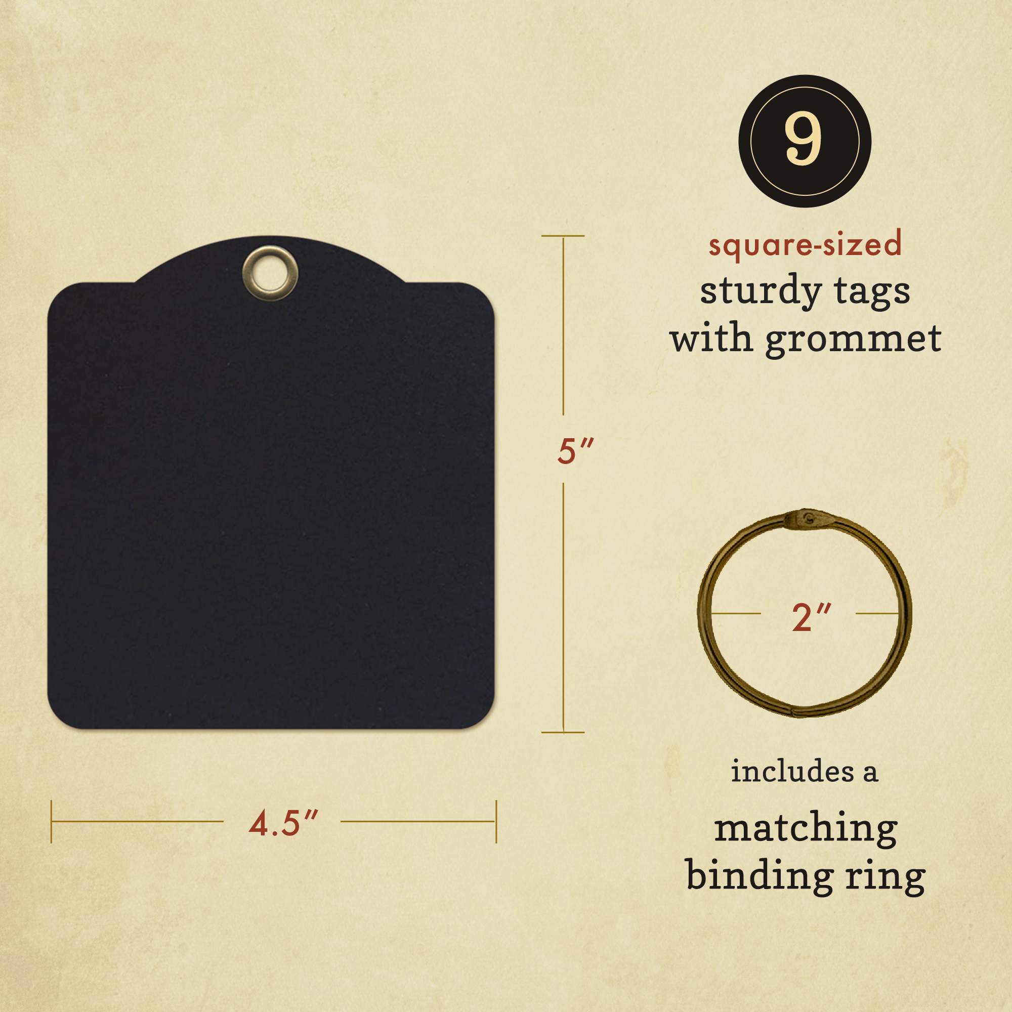 graphic-45-staples-square-tags-album-schwarz-9-tags image 2