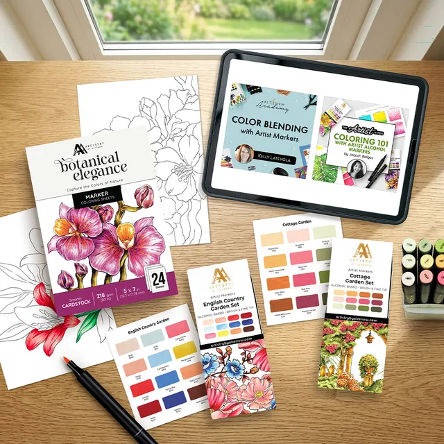 altenew-coloring-essentials-create-with-confidence-marker-set image 1