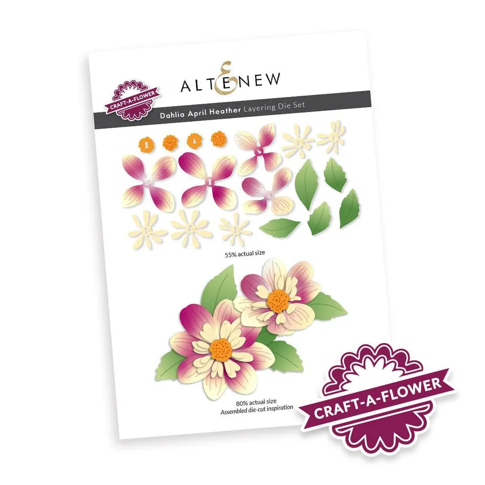 altenew-craft-a-flower-dahlia-april-heather-stanzen-set image 1