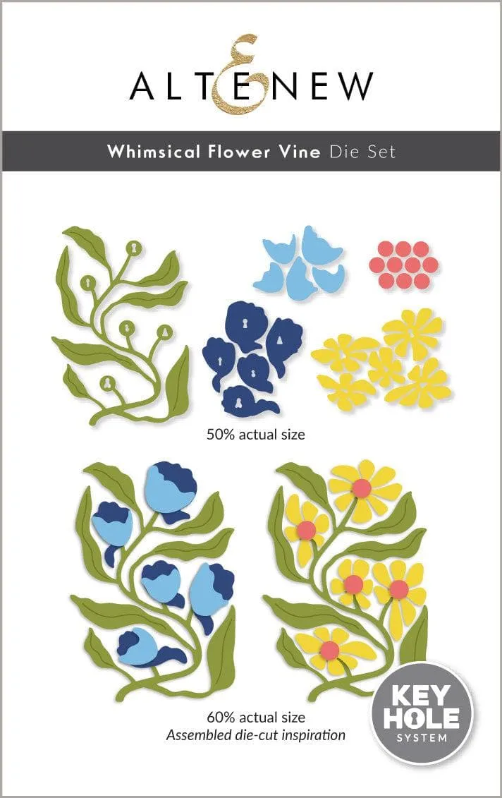 altenew-whimsical-flower-vine-die-set-blumenranke image 1