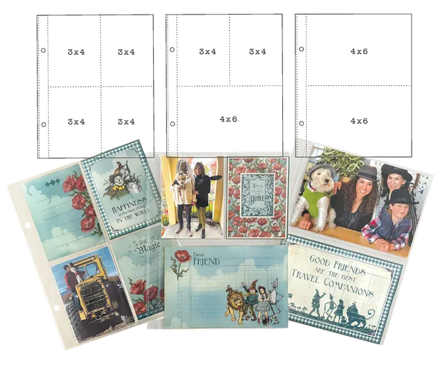 graphic-45-6x8-pocket-pages-fotoh-llen-12-st-ck-album-refill image 1