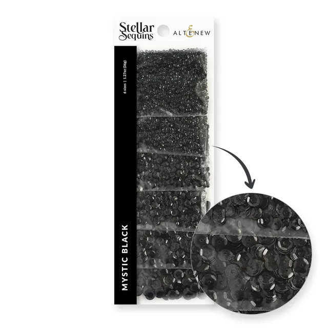 altenew-mystic-black-stellar-sequins-pailletten-schwarz-36-g image 1