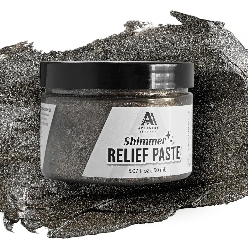 altenew-shimmer-relief-paste-smoky-quartz-strukturpaste-150ml image 1