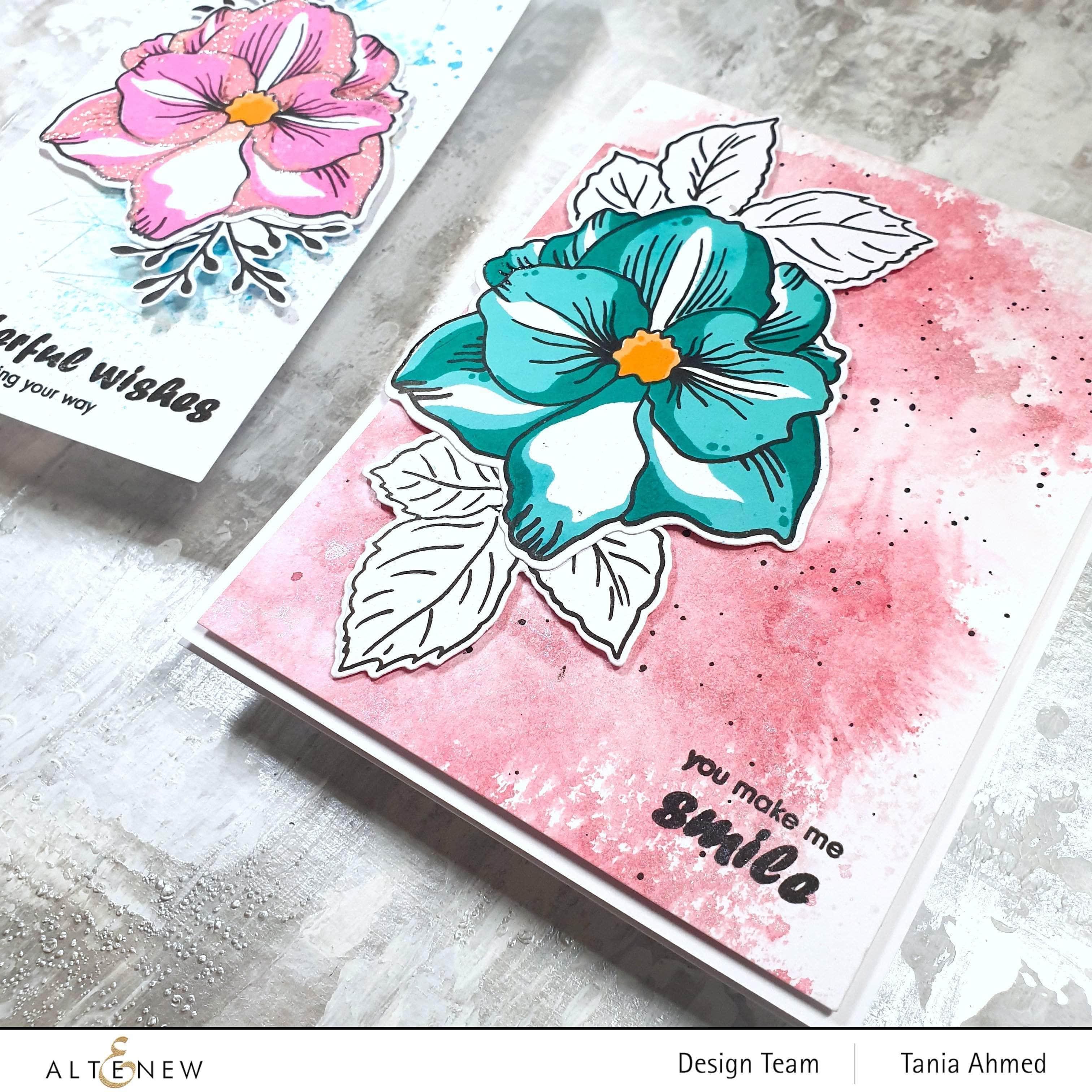 altenew-amaryllis-stamp-set-clear-stamps-6x8-blumen image 5