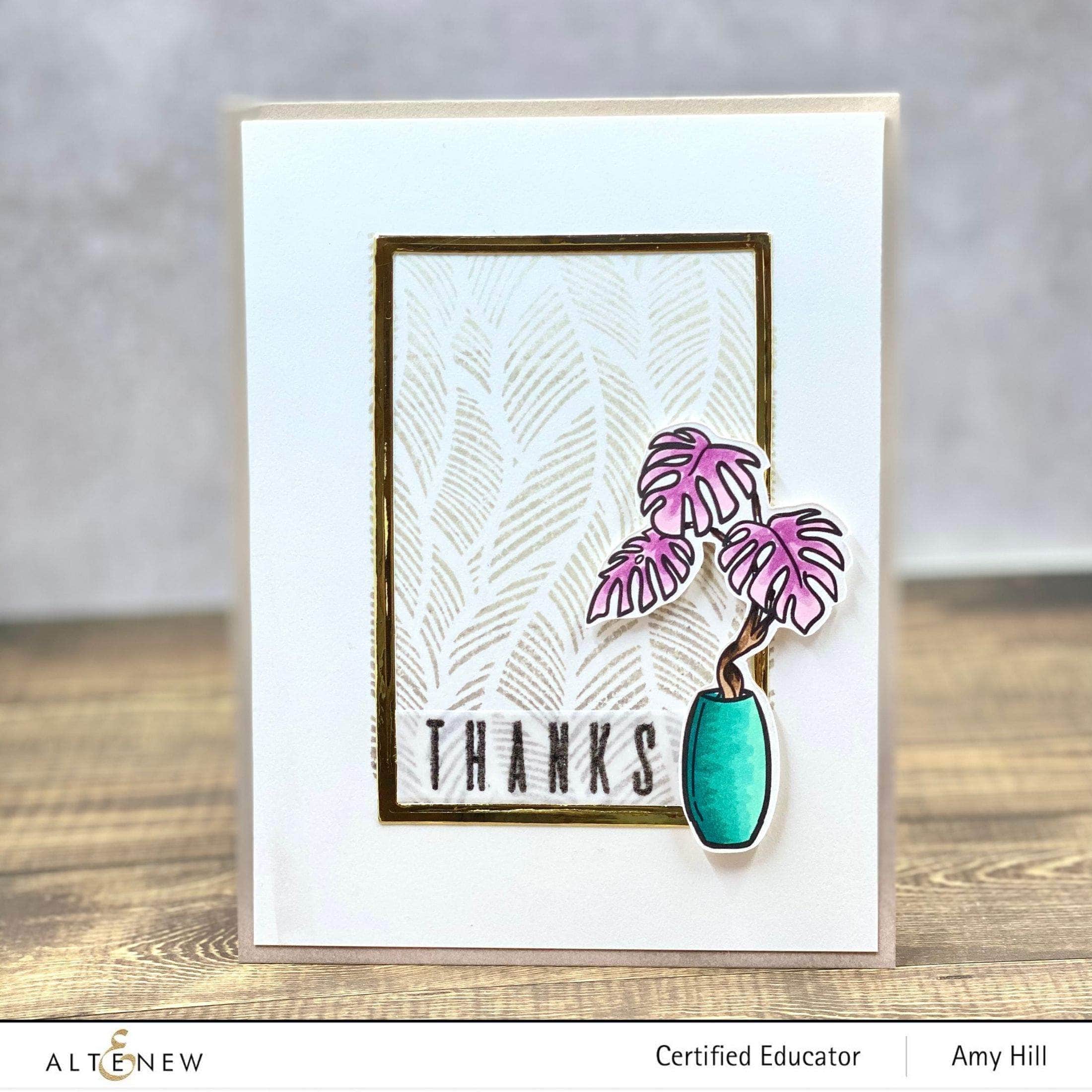 altenew-monstera-in-vase-stempelset-pflanzen-2x3 image 5