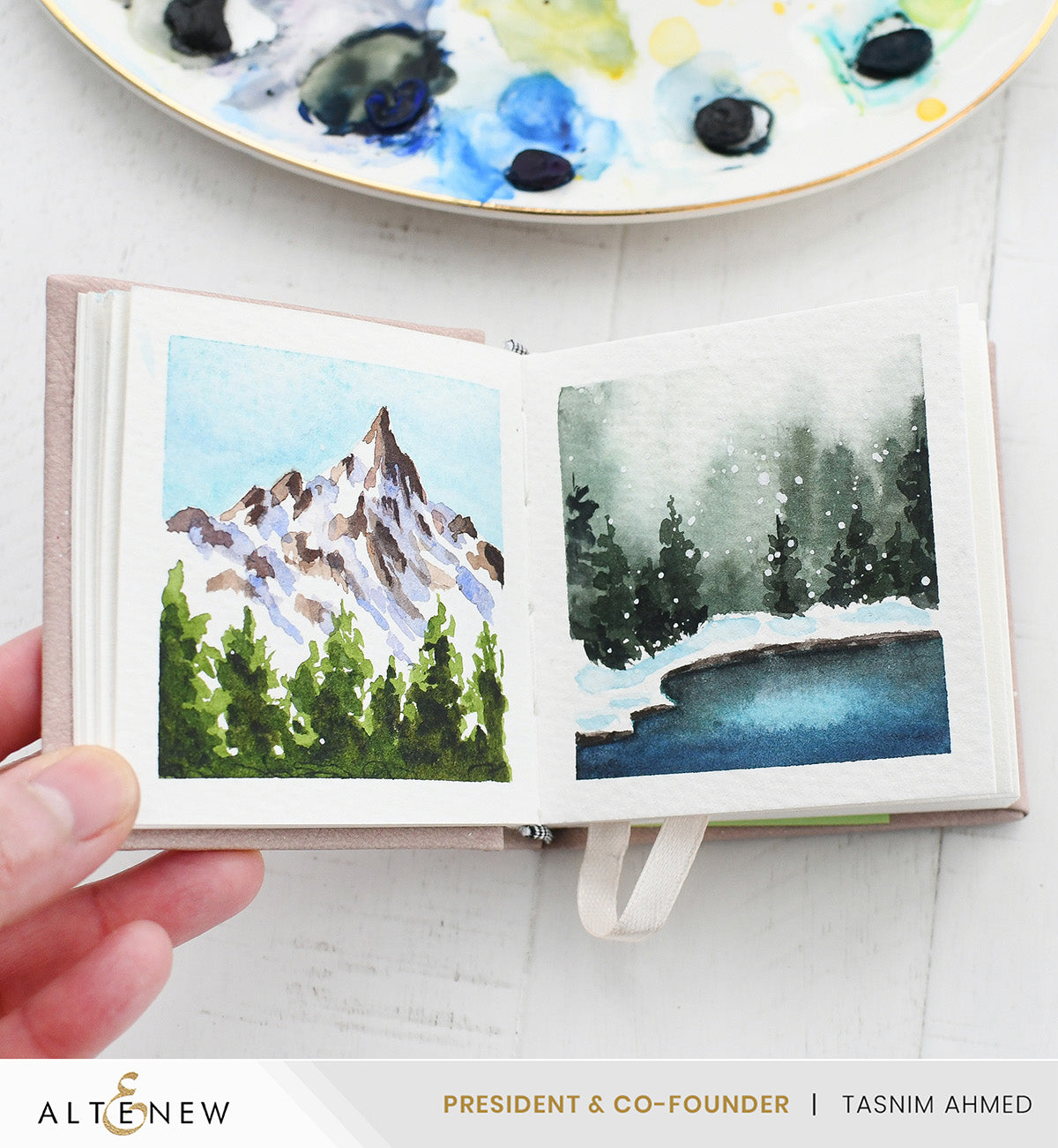 altenew-paper-more-luxe-watercolor-sketchbook-aquarellblock-300gsm image 2