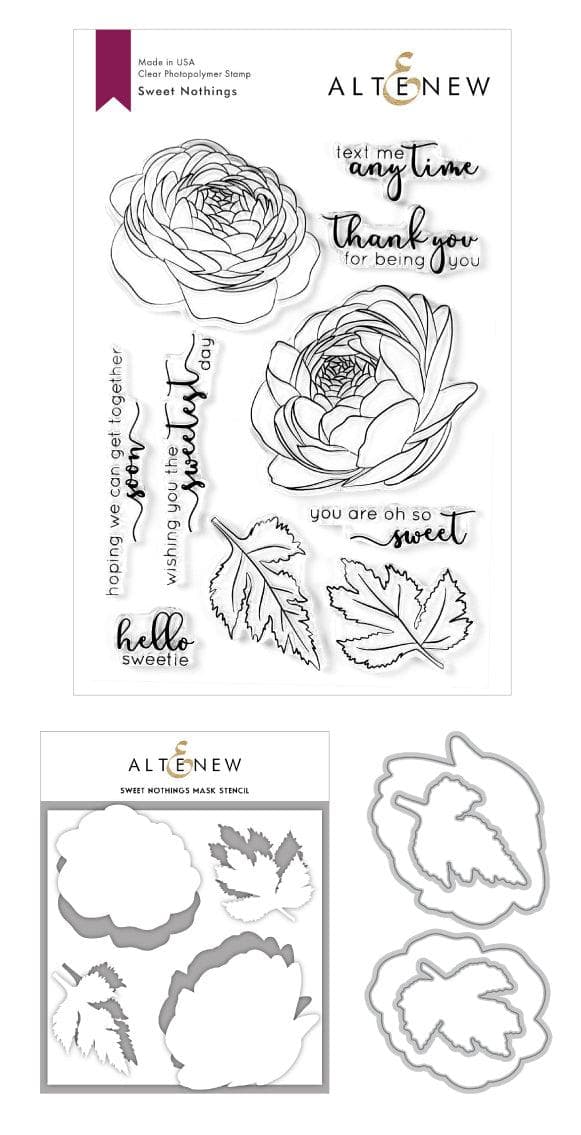 altenew-sweet-nothings-schablone-mask-stencil-set image 1