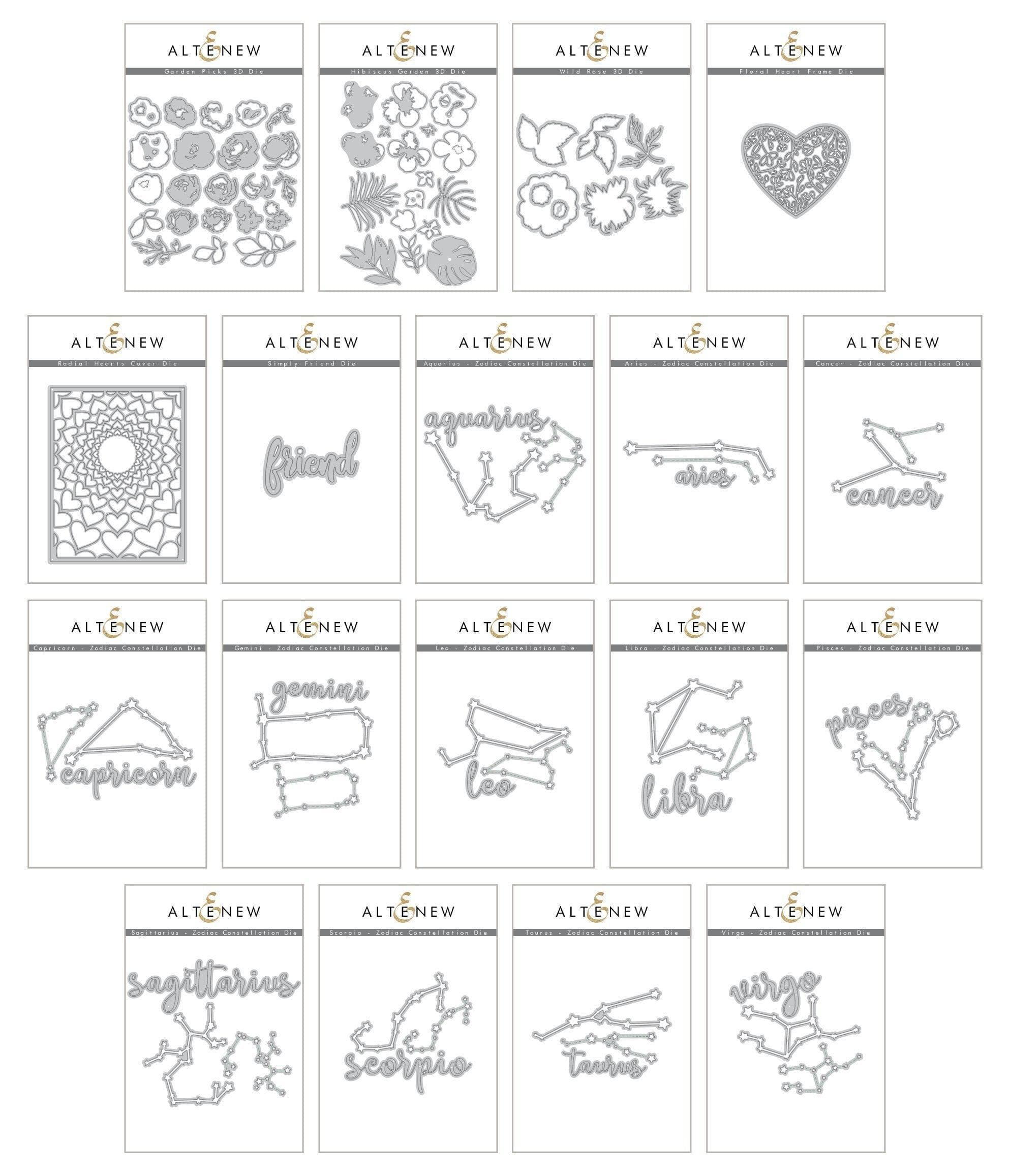 altenew-amazing-astrology-stanzschablonen-bundle-sternzeichen-set image 1