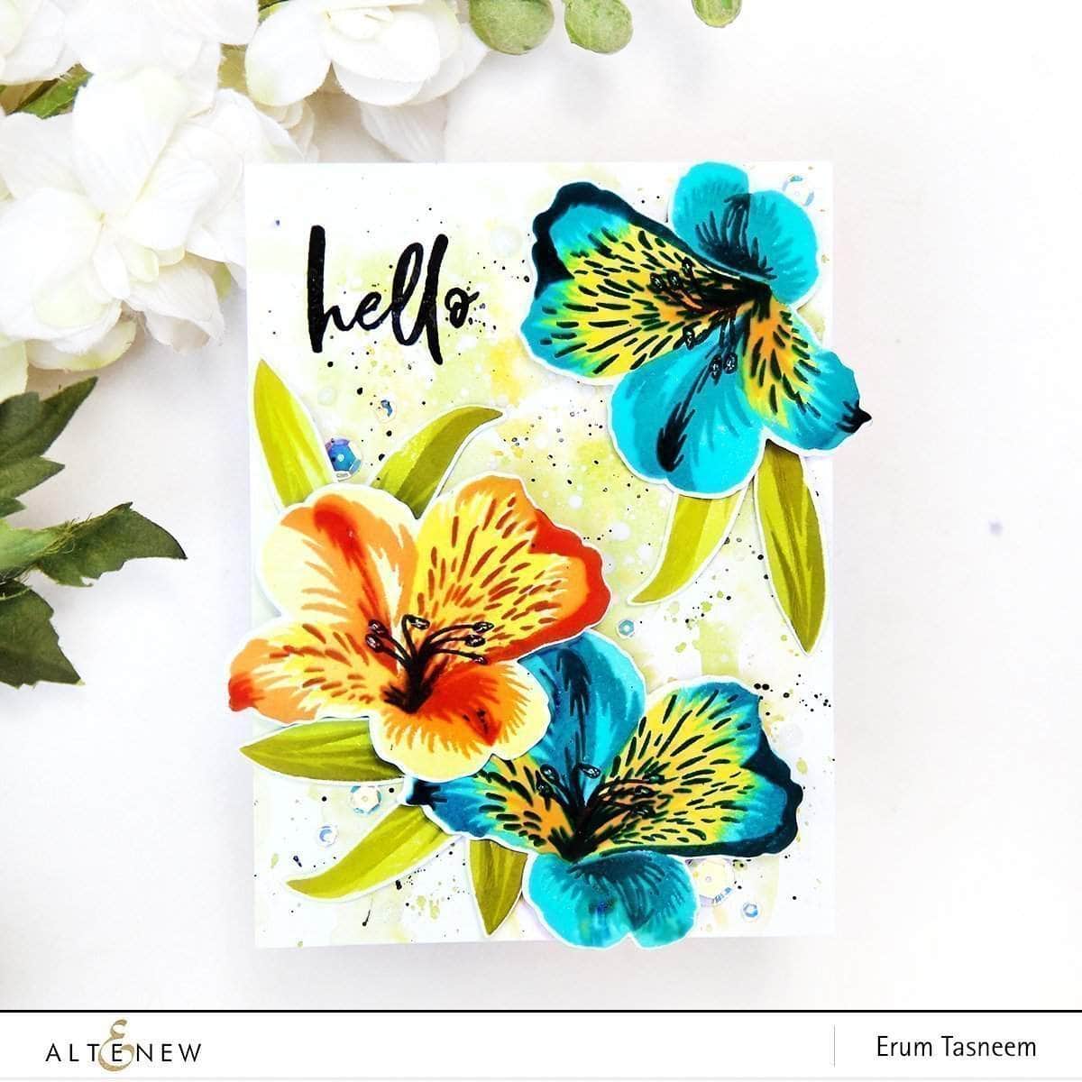 altenew-build-a-flower-peruvian-lily-stempel-stanzen-set image 2