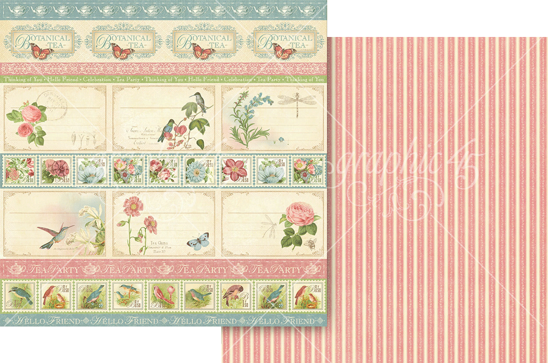 graphic-45-botanical-tea-keepsake-kit-papier-stanzformen-set image 6