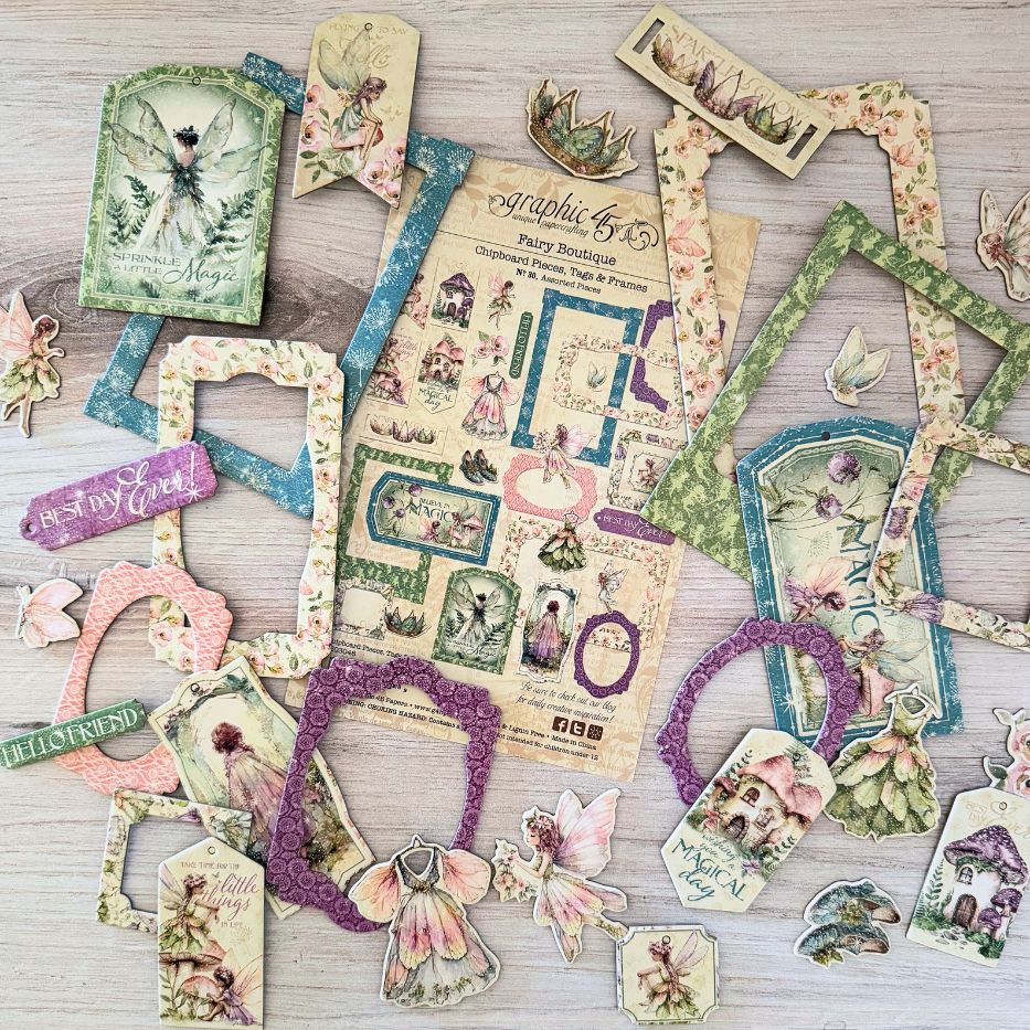 graphic-45-fairy-boutique-album-kit-feen-bastelset image 8