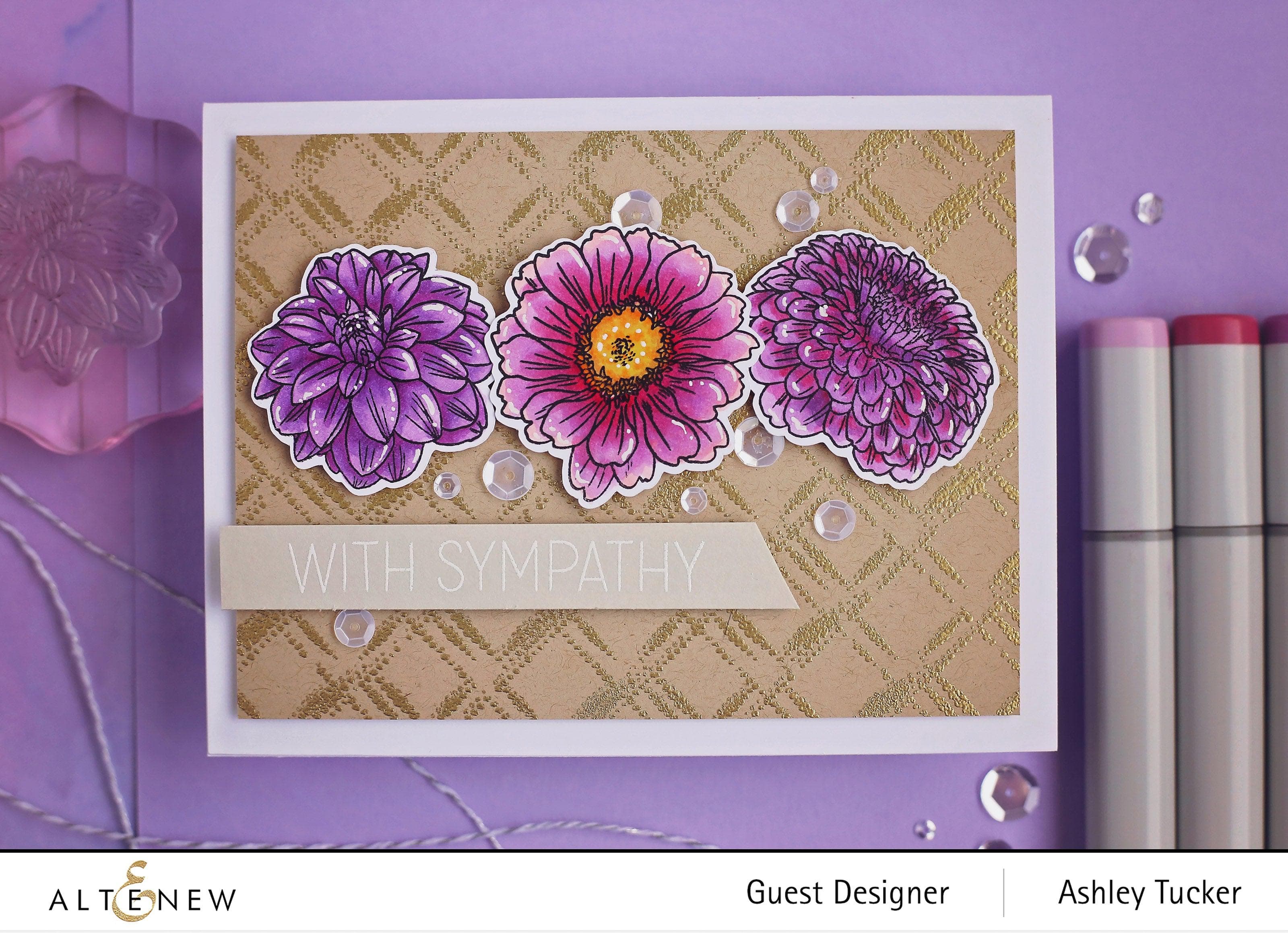 altenew-new-beginnings-mask-stencil-schablone-6x6-blumen image 3