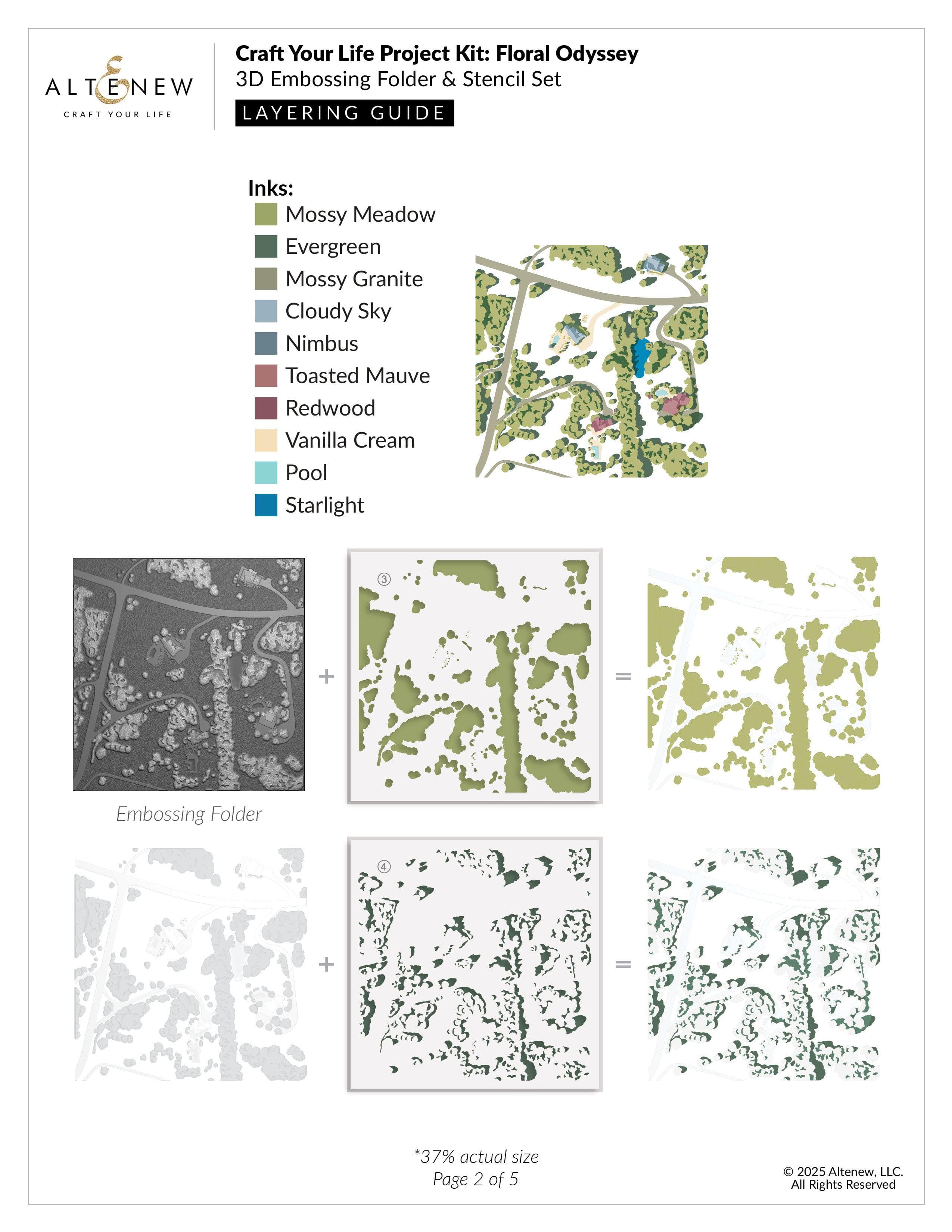 altenew-floral-odyssey-project-kit-stempel-schablonen-stanzen image 4