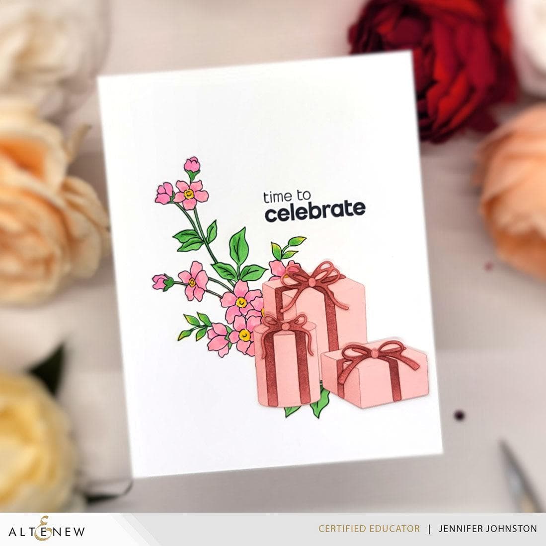 altenew-mini-delight-time-to-celebrate-stempel-stanzen-set-geburtstag image 2