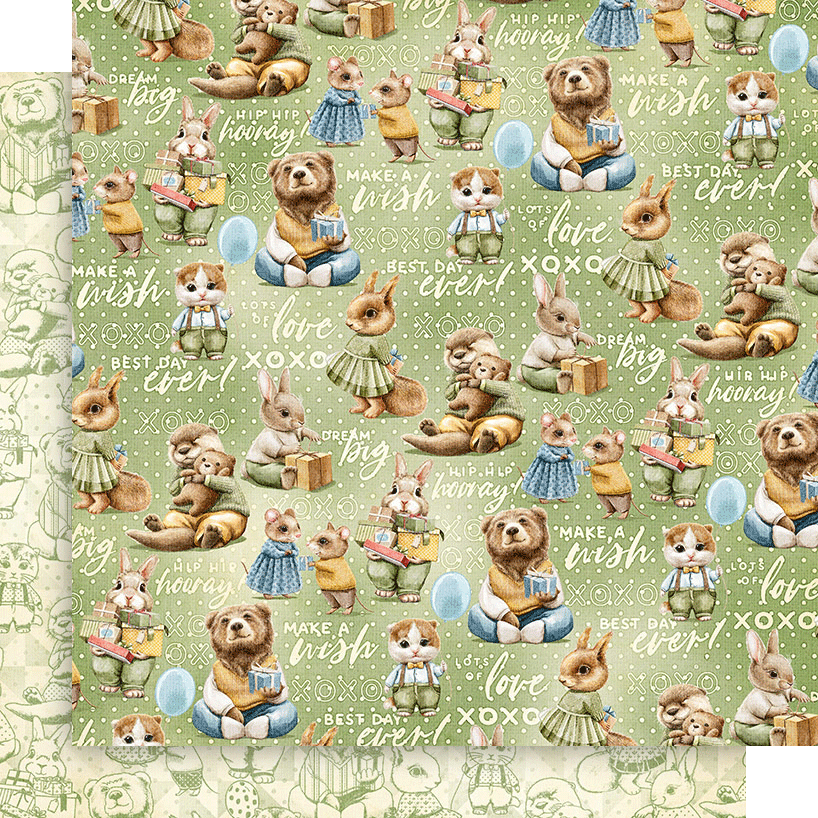 graphic-45-hip-hip-hooray-8x8-papierblock-16-bl-tter image 3