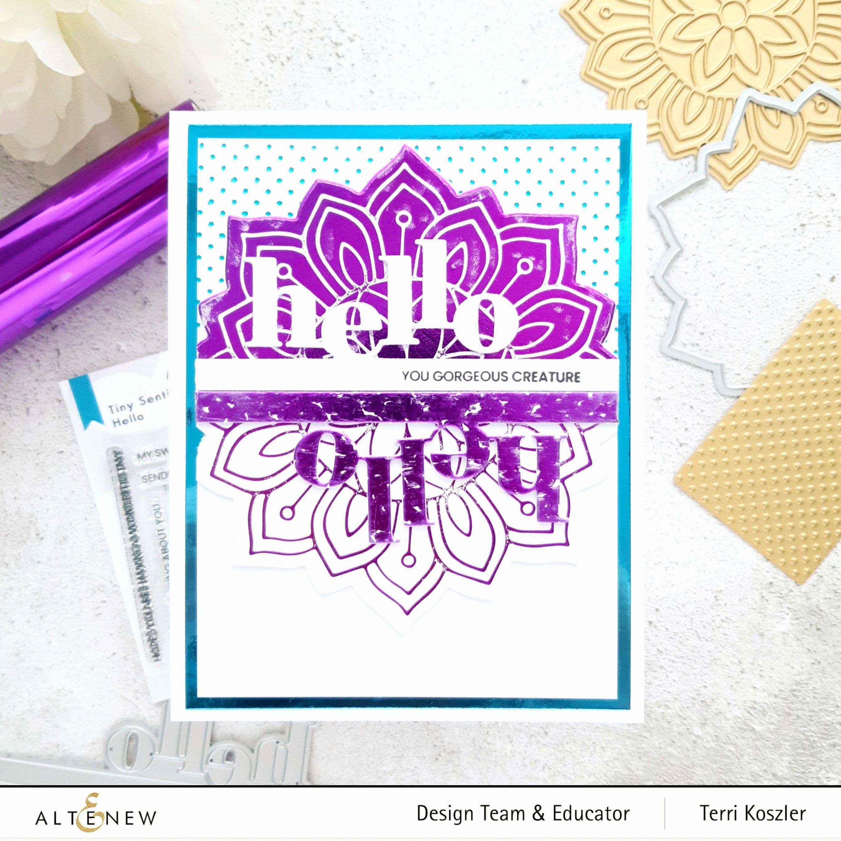 altenew-tiny-sentiments-hello-stempelset-2x3 image 3