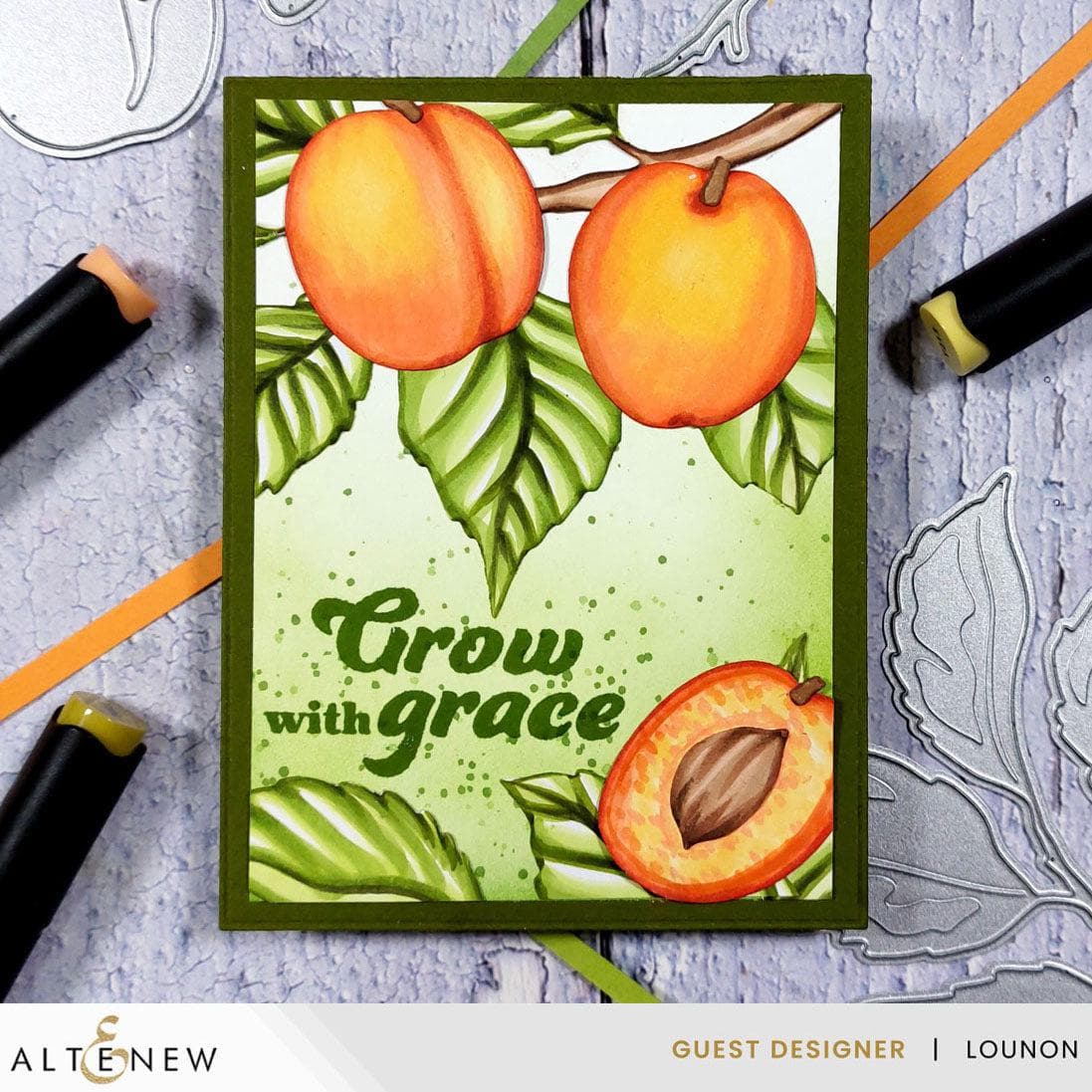 altenew-sweet-apricots-layering-stanzschablonen-14tlg image 3