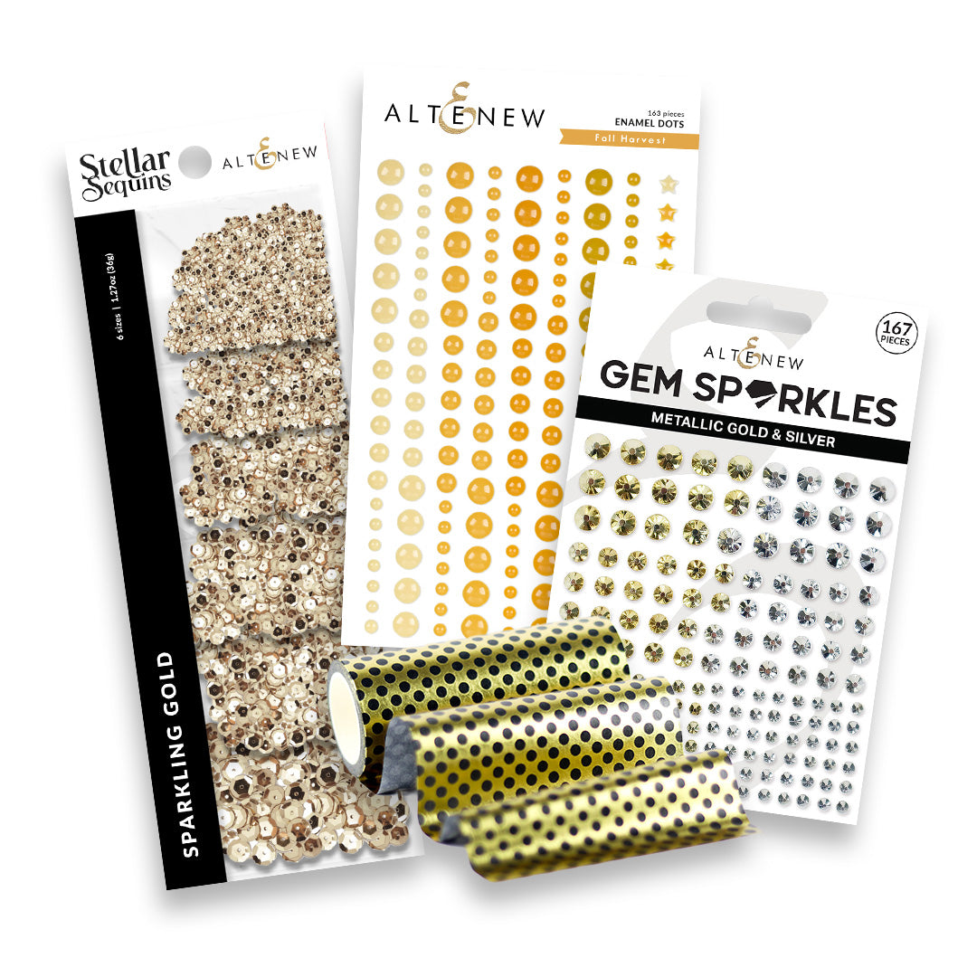 altenew-mix-and-match-embellishment-bundle-gold-glitzer-set image 1