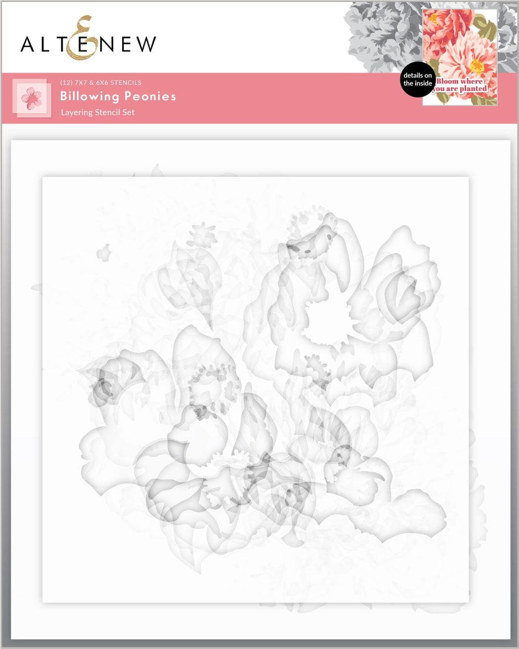 altenew-billowing-peonies-schablonen-set-12in1-pfingstrose image 1
