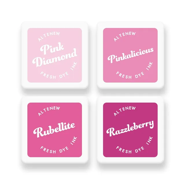 altenew-cherry-blossom-fresh-dye-ink-mini-cubes-4er-rosa image 1