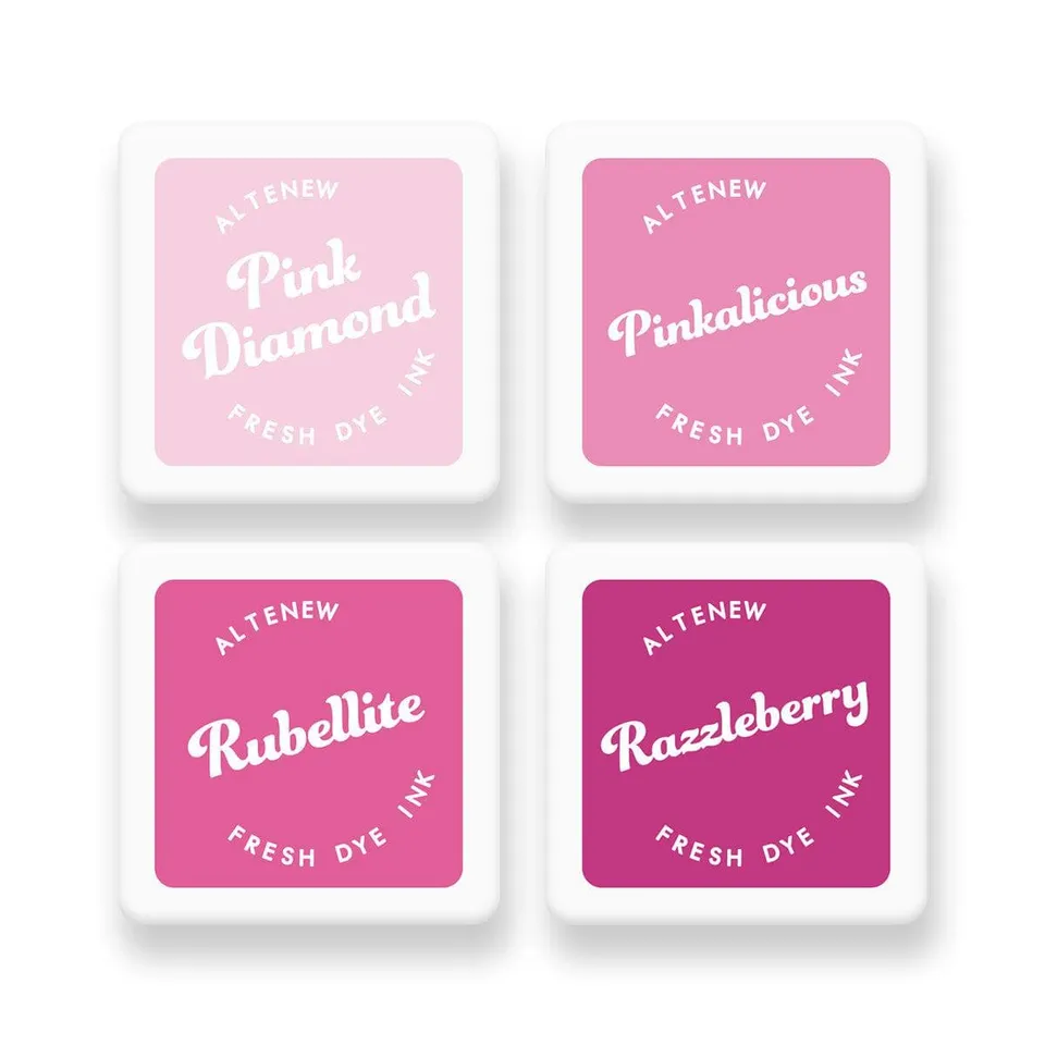 altenew-cherry-blossom-fresh-dye-ink-mini-cubes-4er-rosa image 1