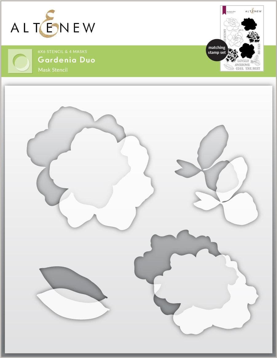 altenew-gardenia-duo-maskierschablone-schablone-6x6-blumen image 1
