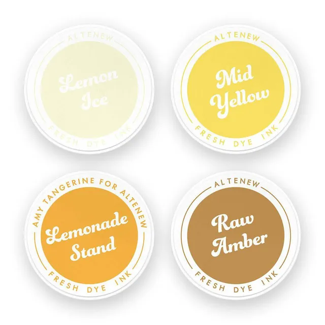 altenew-citrus-punch-fresh-dye-ink-stempelkissen-complete-bundle-gelb image 1