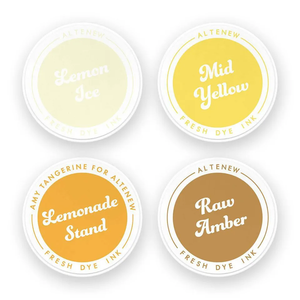 altenew-citrus-punch-fresh-dye-ink-stempelkissen-complete-bundle-gelb image 1