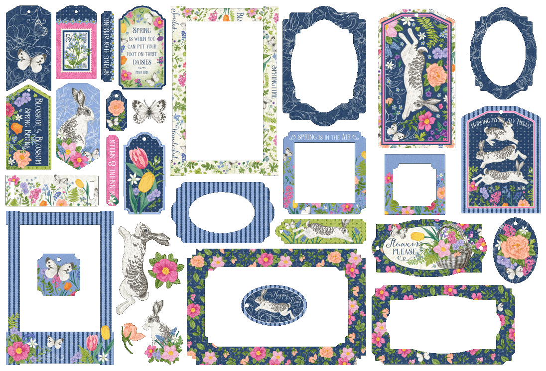 graphic-45-spring-is-in-the-air-chipboard-tags-frames image 2