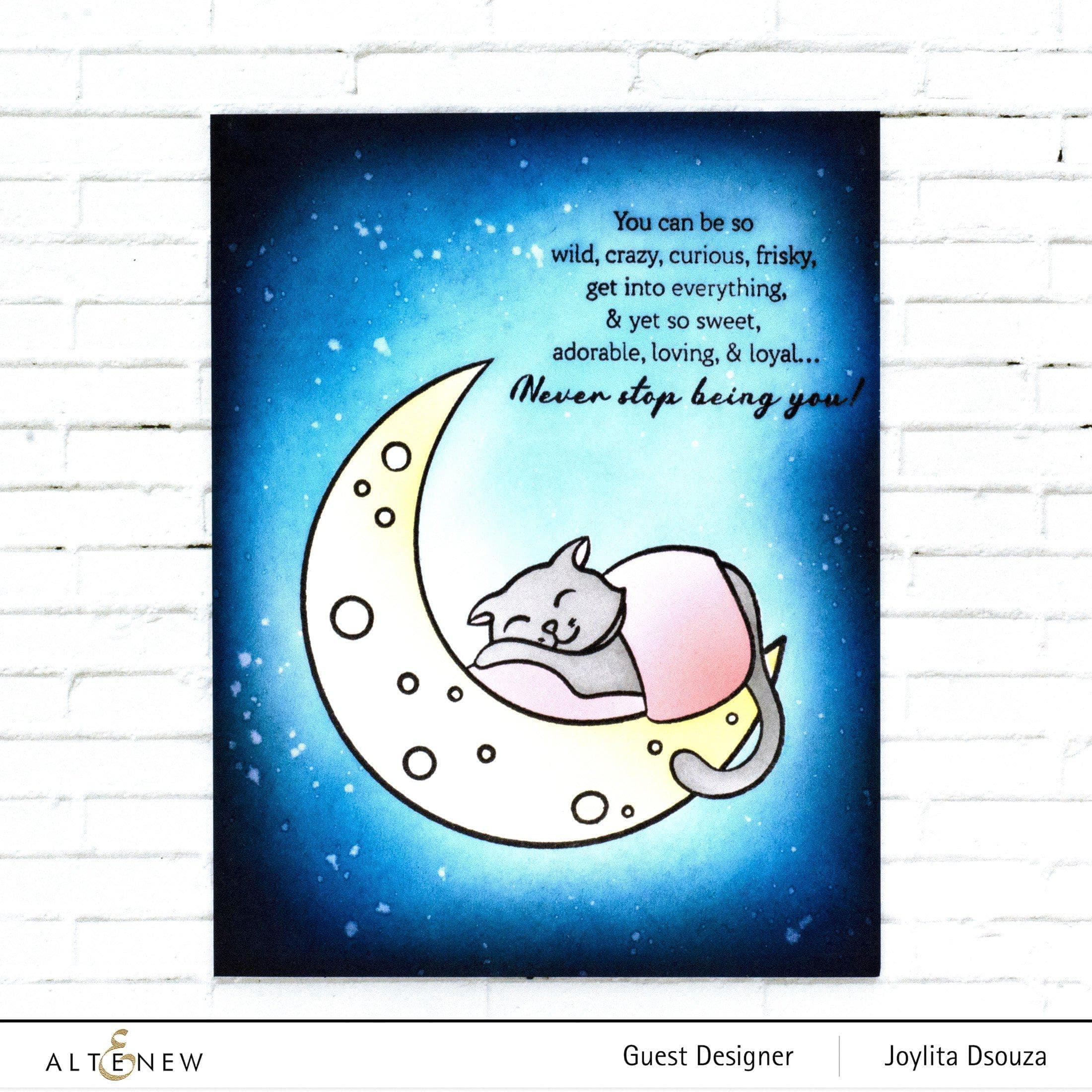 altenew-dreamy-cat-coloring-stencil-katze-schablone-6x6 image 2
