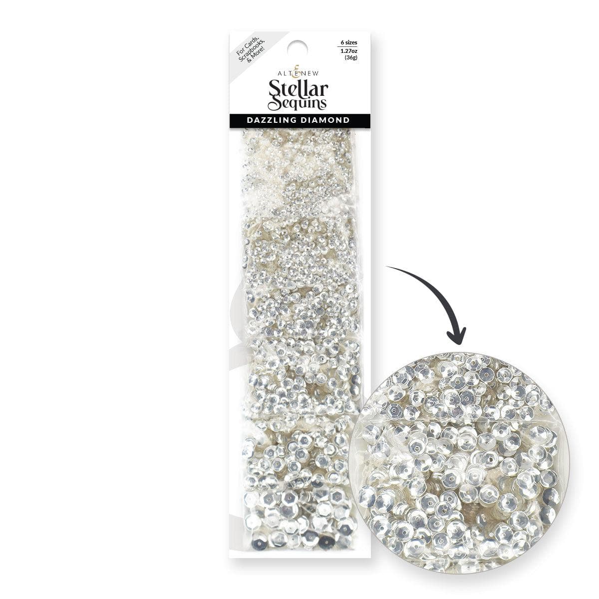 altenew-stellar-sequins-pailletten-dazzling-diamond-36g image 1