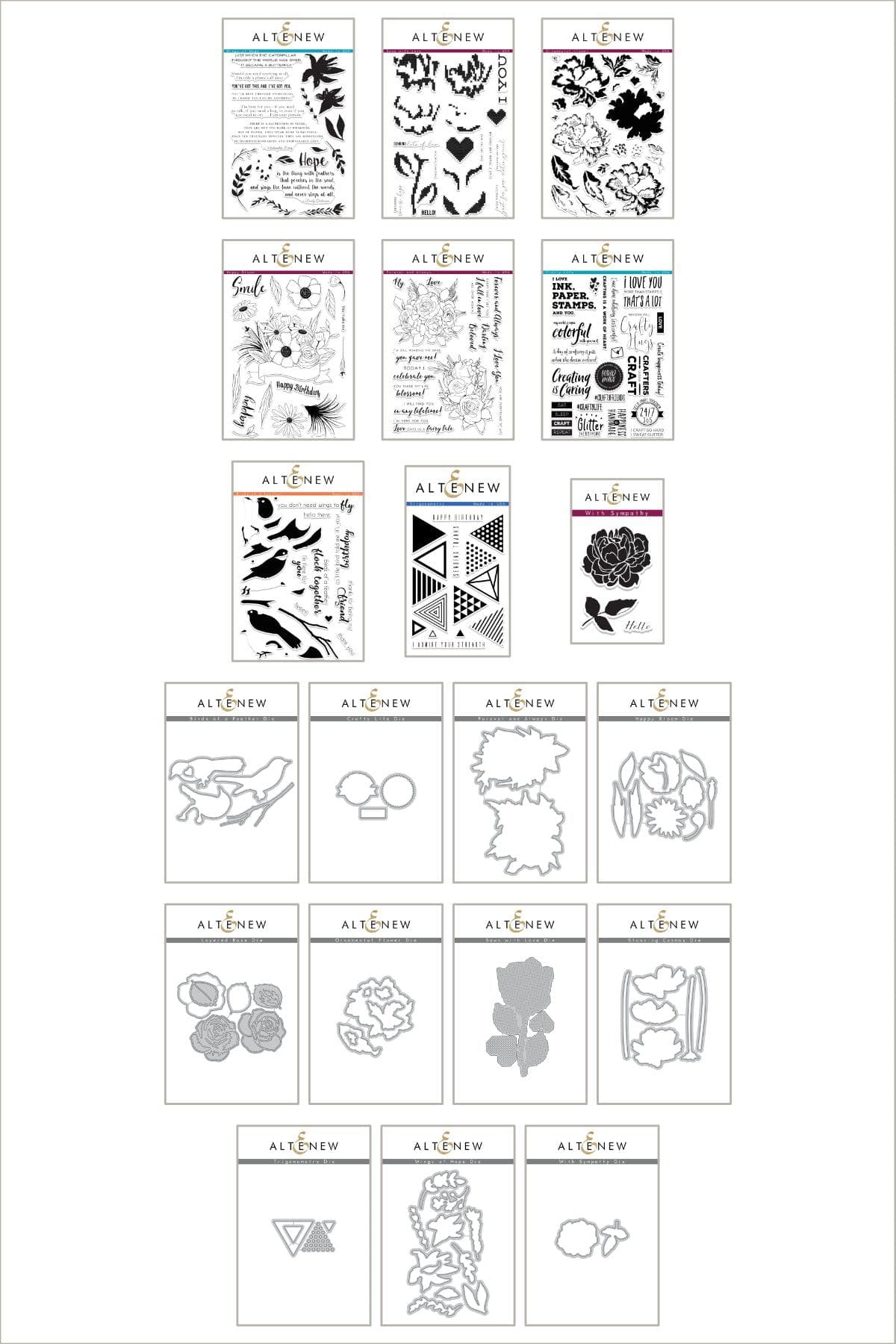 altenew-wild-and-free-stempel-stanzen-bundle-20-teilig image 1