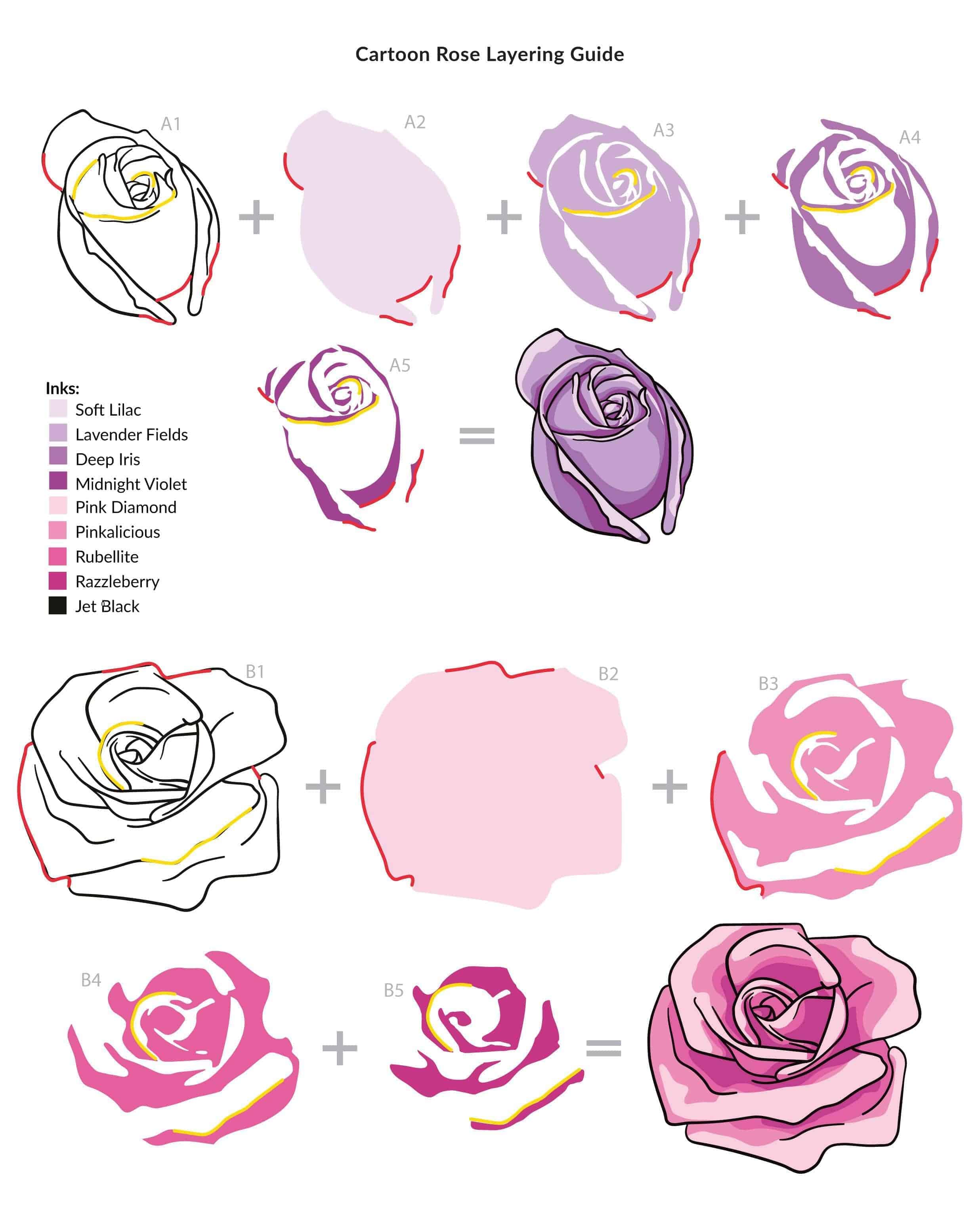 altenew-cartoon-rose-stempelset-rosen-6x8-zoll image 3