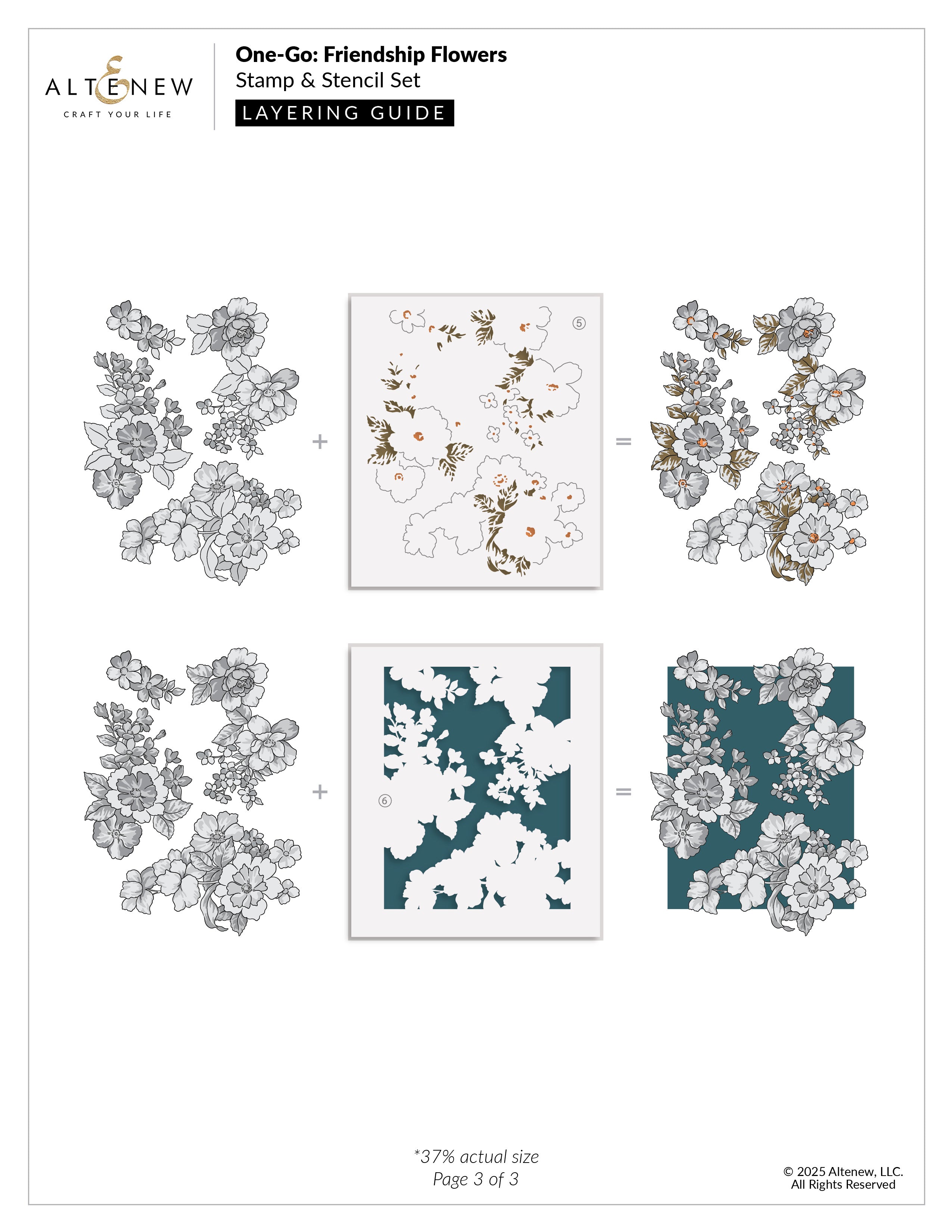 altenew-one-go-friendship-flowers-stempel-schablone-stanze-bundle image 4