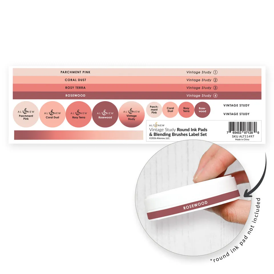 altenew-vintage-study-label-set-stempelkissen-rund-brush image 1