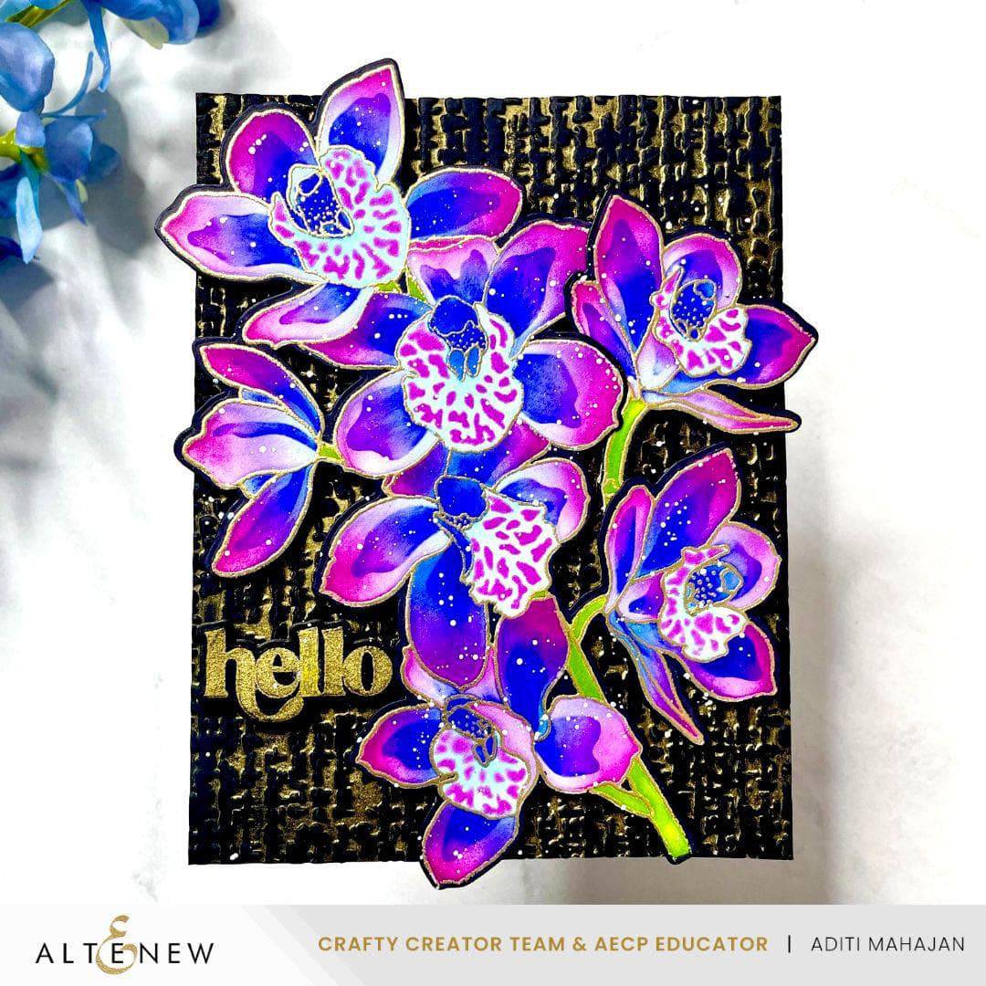 altenew-alluring-orchids-stanzschablone-set-5-teilig-floral image 3